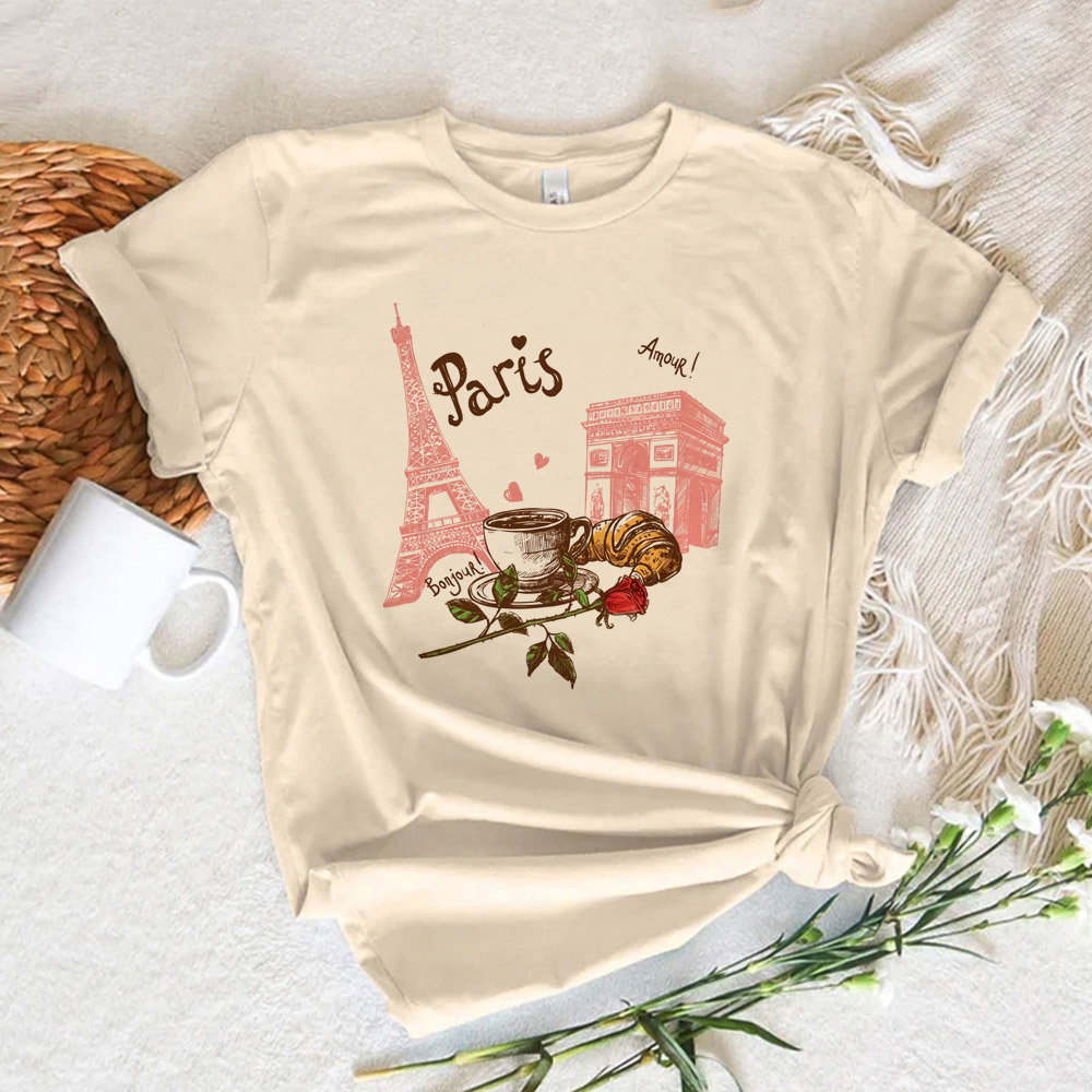 Paris Printed Women's T-shirt  - Summer Clothing In Paris review and price