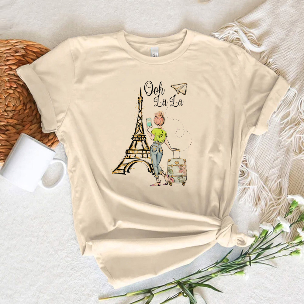 Paris Printed Women's T-shirt  - Summer Clothing In Paris review and price