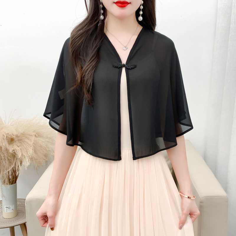 Spring Chiffon Short Outer Wea - Summer Clothing Accessories review and price