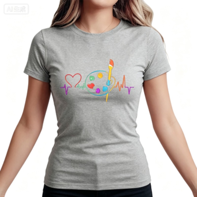 Colorful Geometric Women's Cas - Summer Clothing Palette review and price