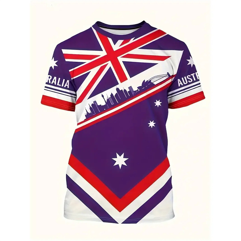Australia National Flag T-shir - Summer Clothing Australia review and price