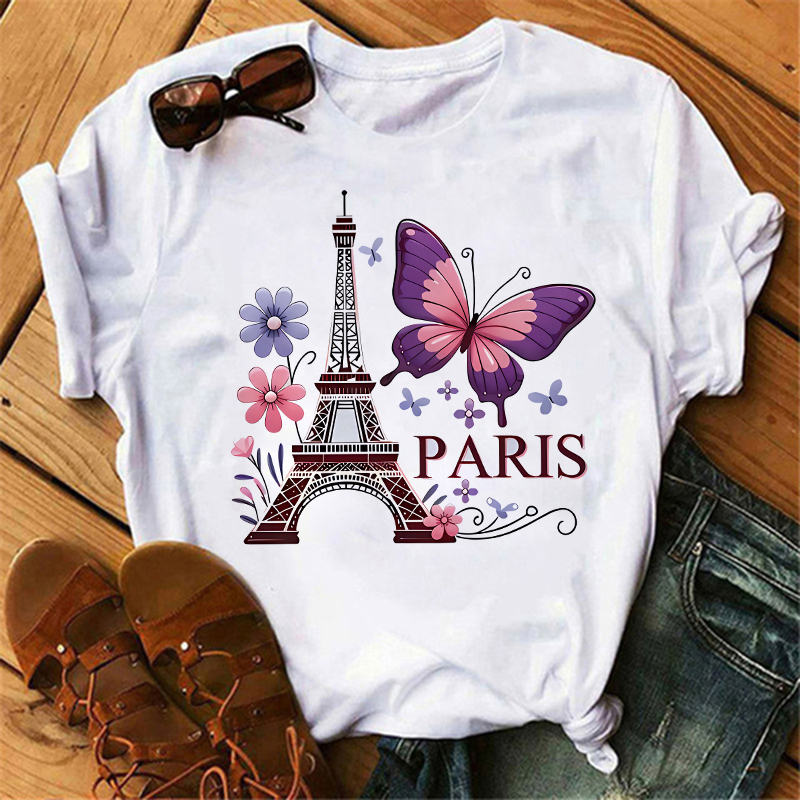 90s Color Flower Butterfly Par - Summer Clothing In Paris review and price