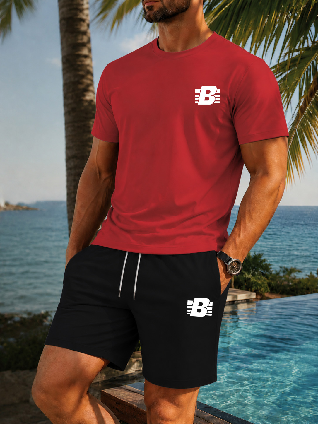 Men's 2-Piece Tracksuit Casual - Summer Clothing Essentials review and price