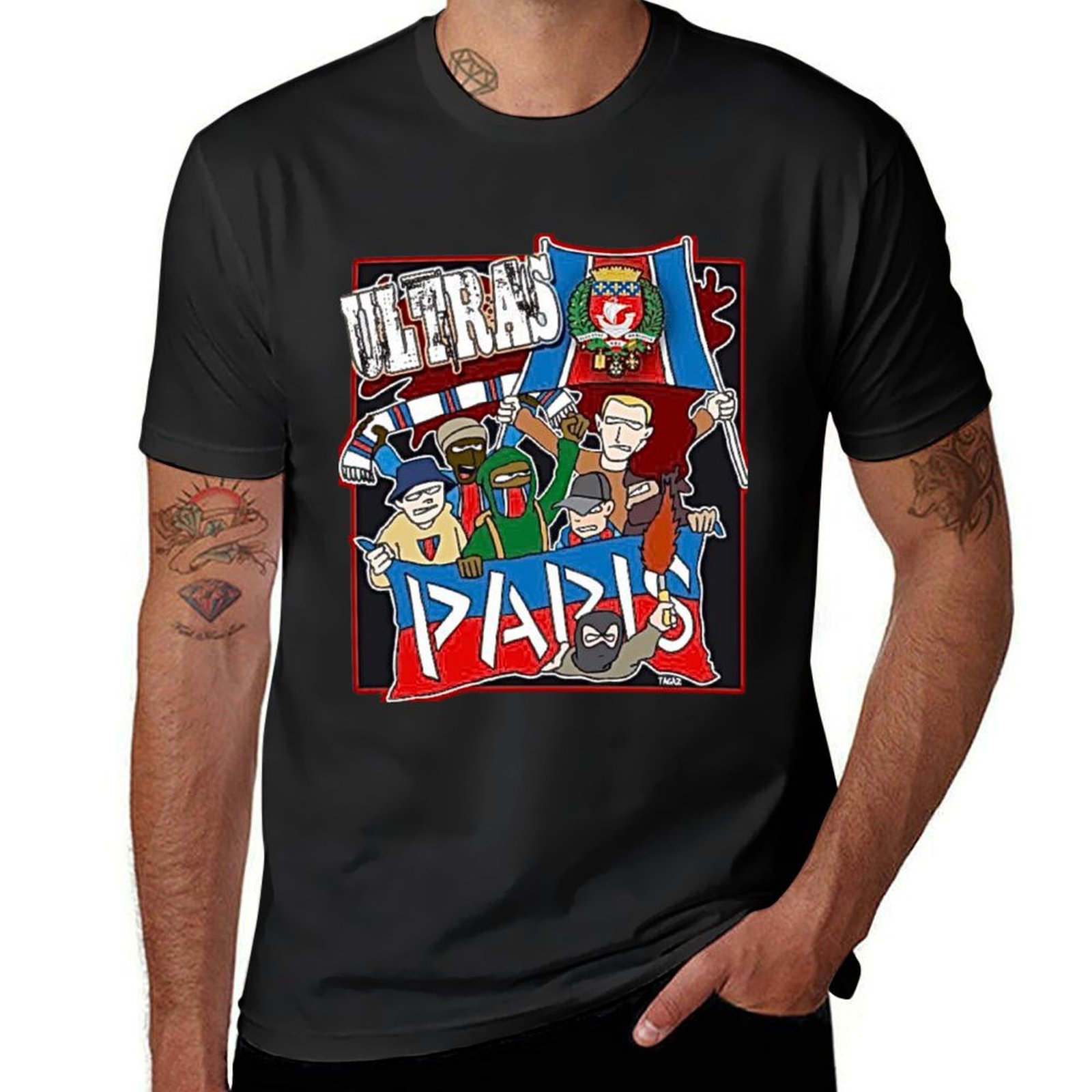 Ultras Paris T-Shirt Aesthetic - Summer Clothing In Paris review and price