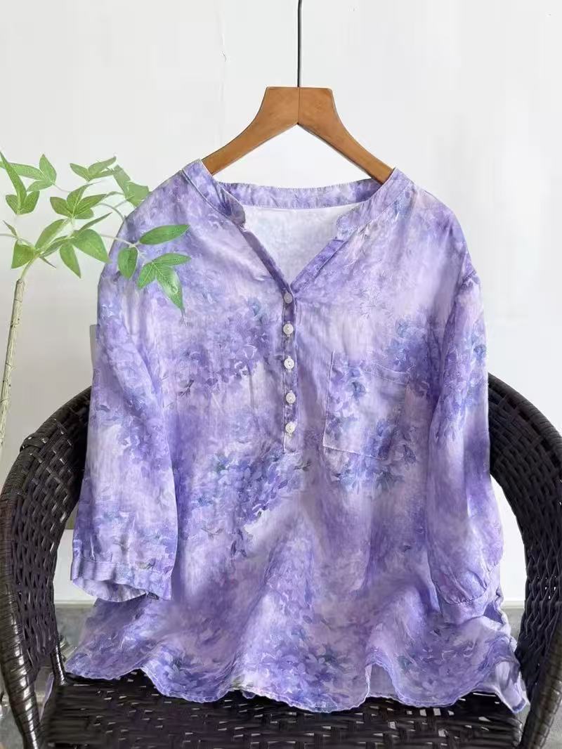 100% Ramie shirts for women su - Japan Summer Clothing Women review and price