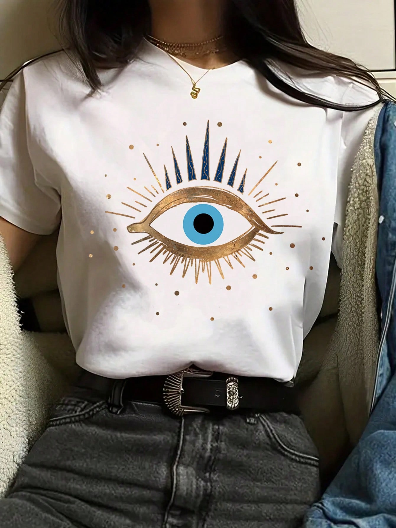Women's new fashion trend sun  - Summer Clothing Logo review and price