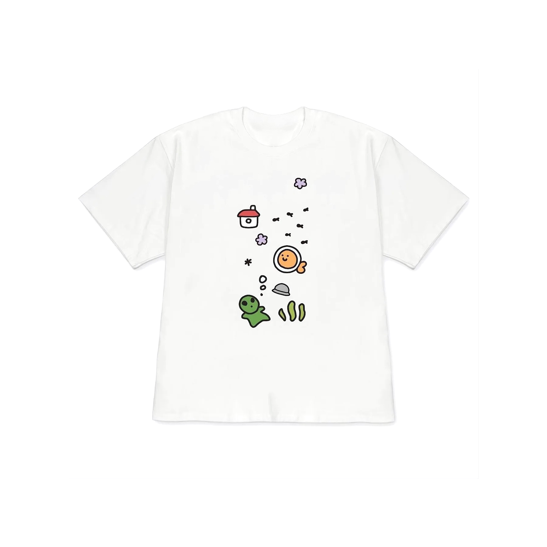 Korean Hand Drawn Style T-shir - Summer Clothing Reviews review and price