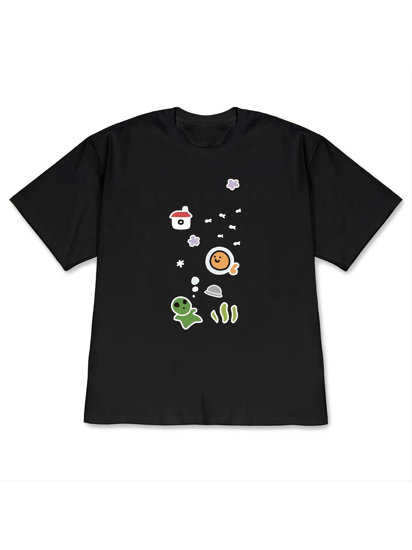 Korean Hand Drawn Style T-shir - Summer Clothing Reviews review and price