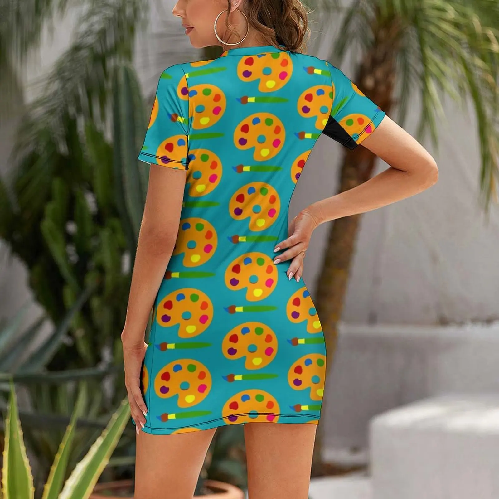Colorful Paint Palette Short-S - Summer Clothing Palette review and price